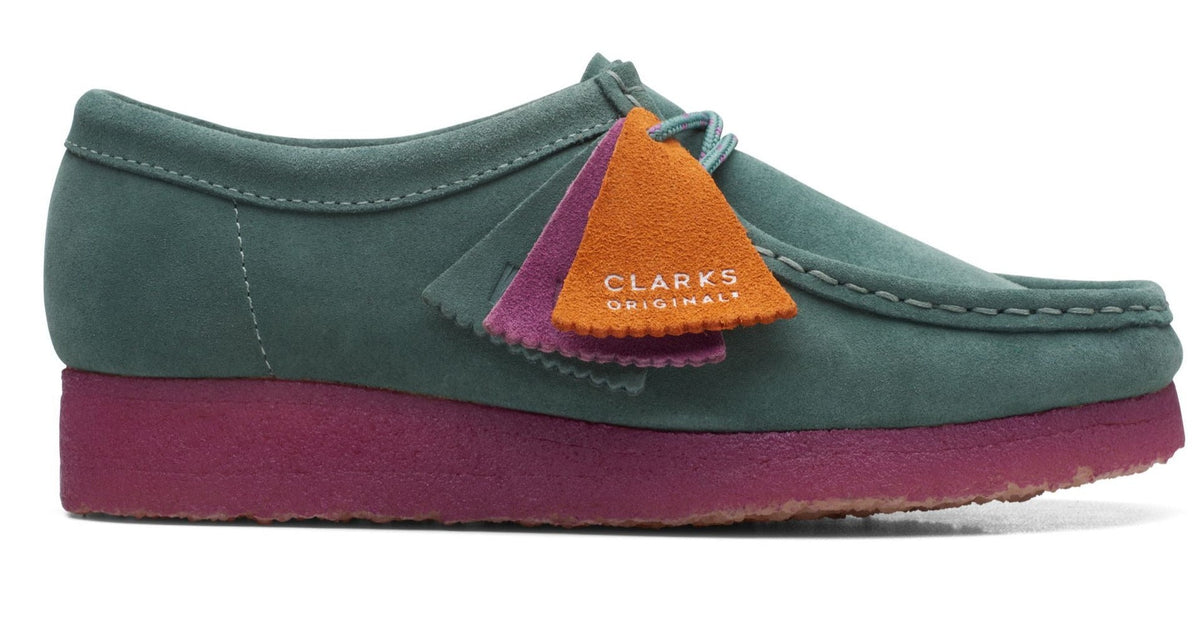 Clarks Originals Wallabee Women's Teal Combi 26168644