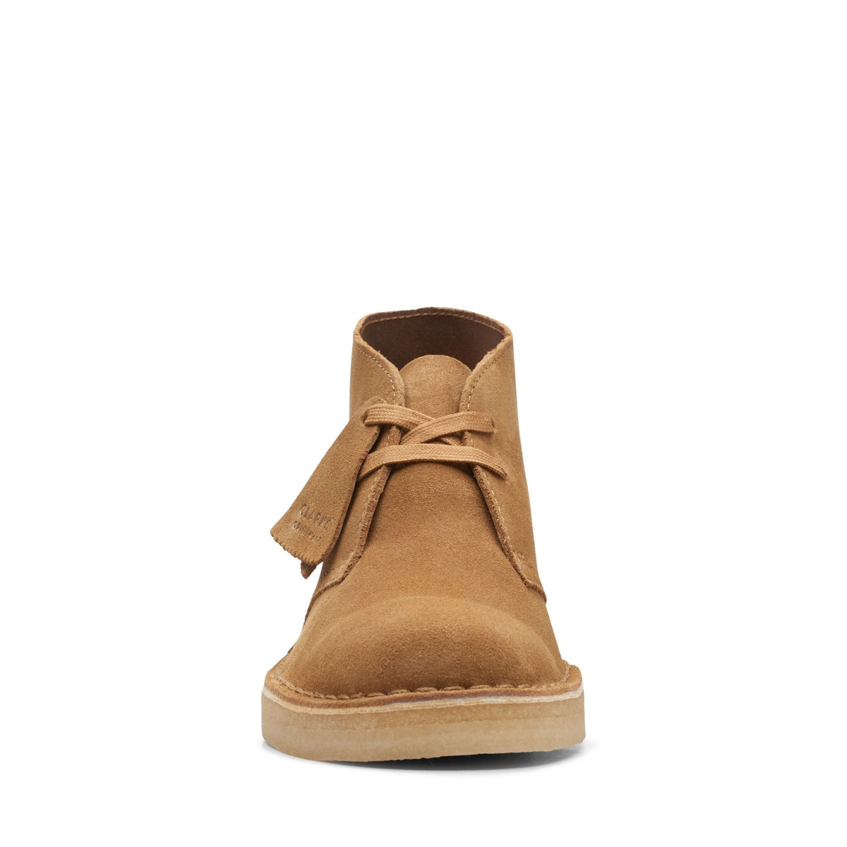 Clarks Originals Desert Boot Women's Dark Sand Suede 26168782 — rear view