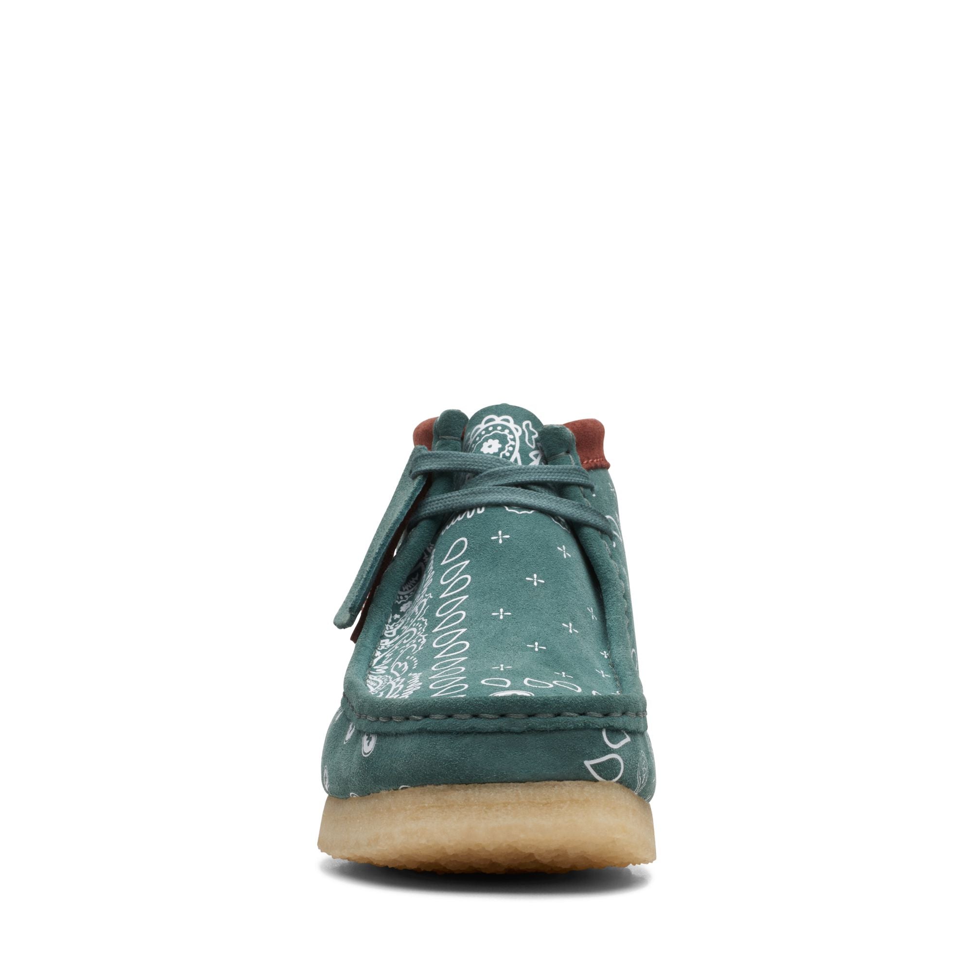 Clarks Originals Wallabee Boot Men's Green Paisley