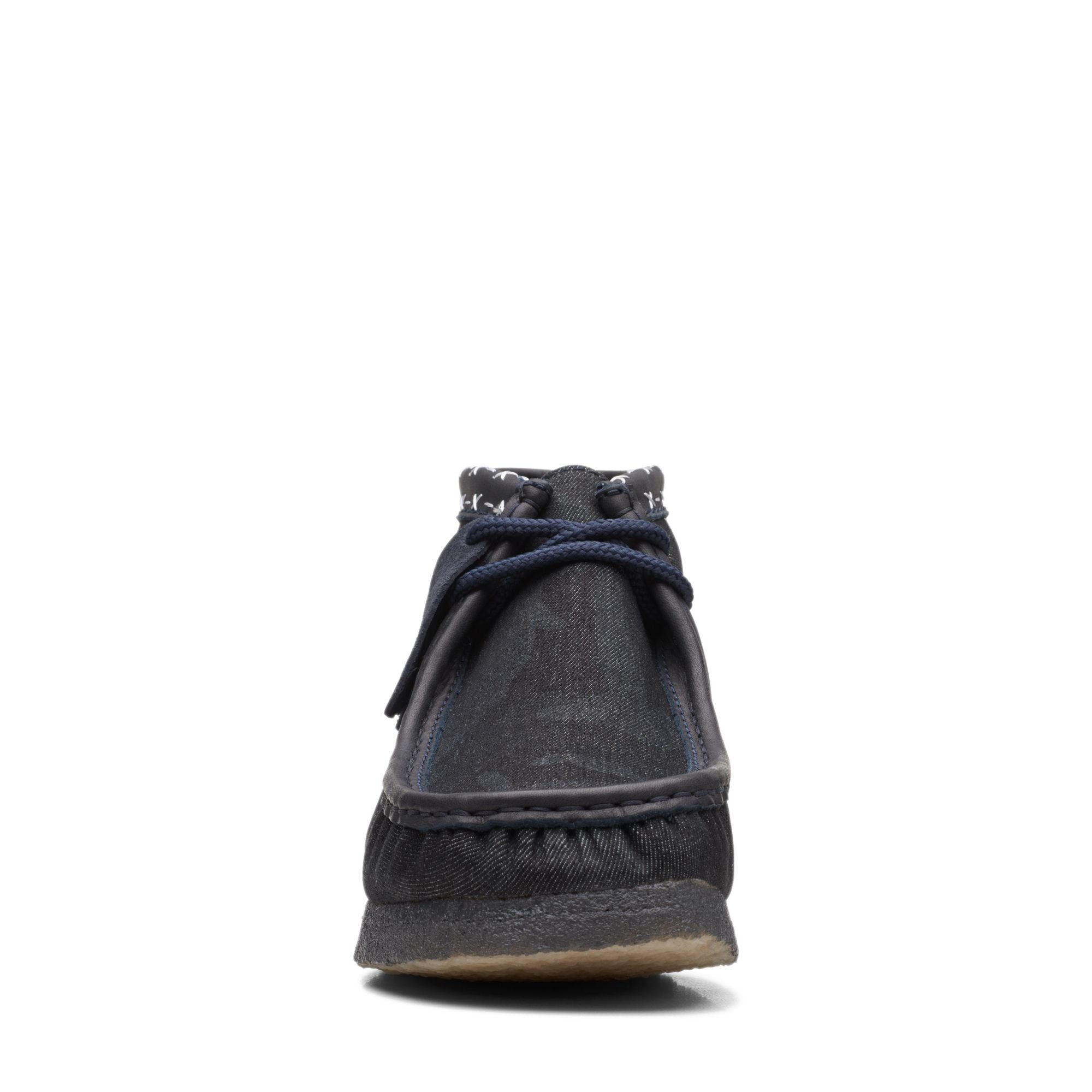 Clarks Originals Wallabee Boot Men's Denim Blue Syn