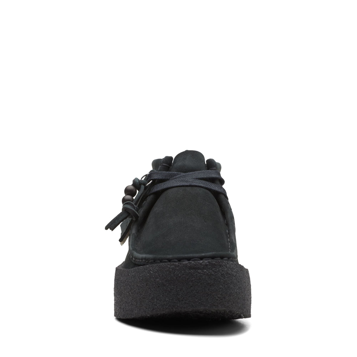 Clarks Originals Wallabee Cup Boot Women's Black 26168980 — rear view