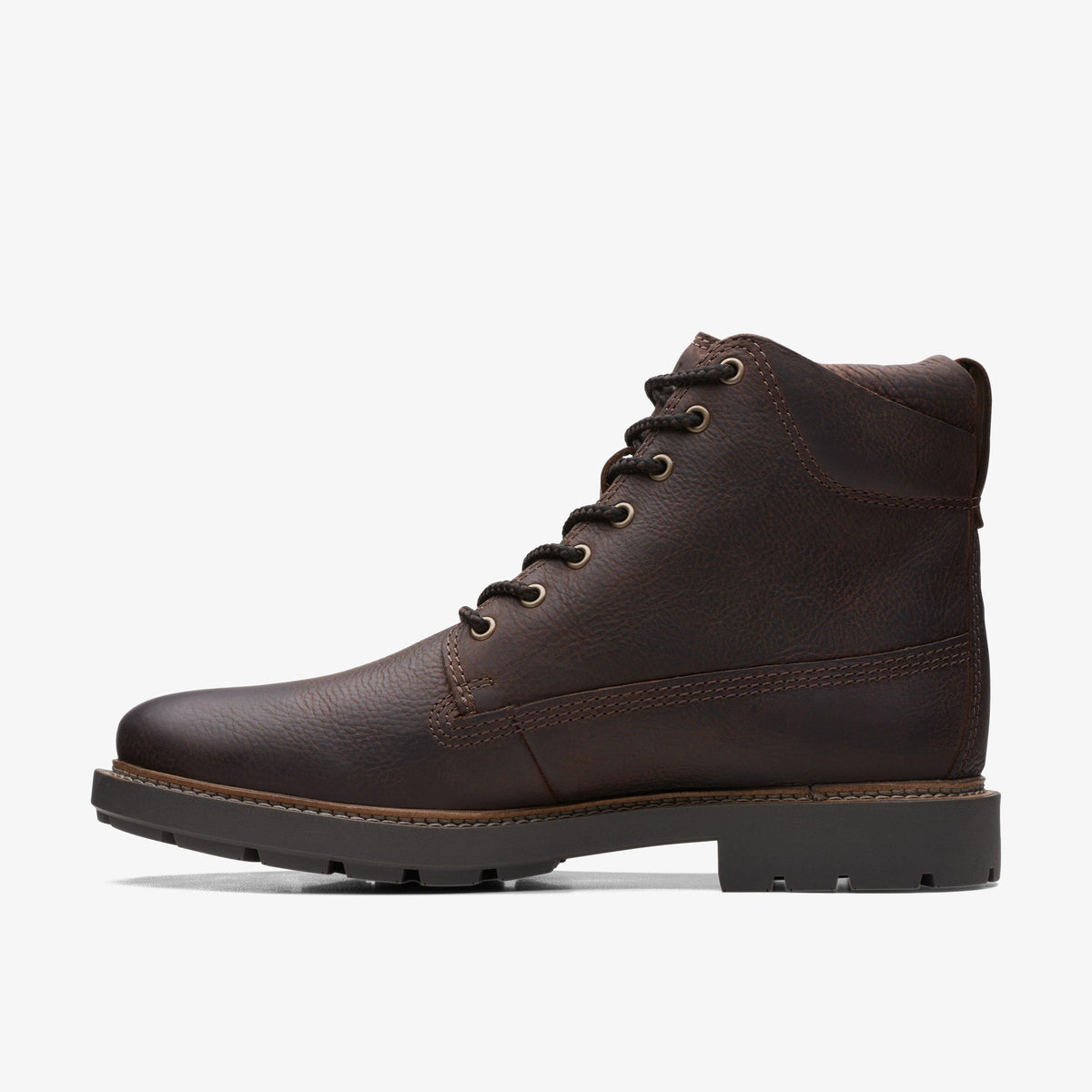 Clarks Craftdale 2 Hi Men's Brown Leather 26169002 — side view