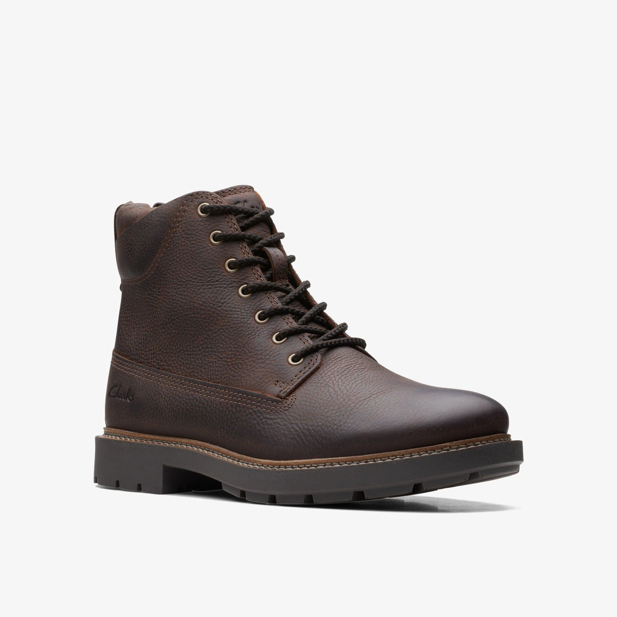 Clarks Craftdale 2 Hi Men's Brown Leather 26169002 — rear view