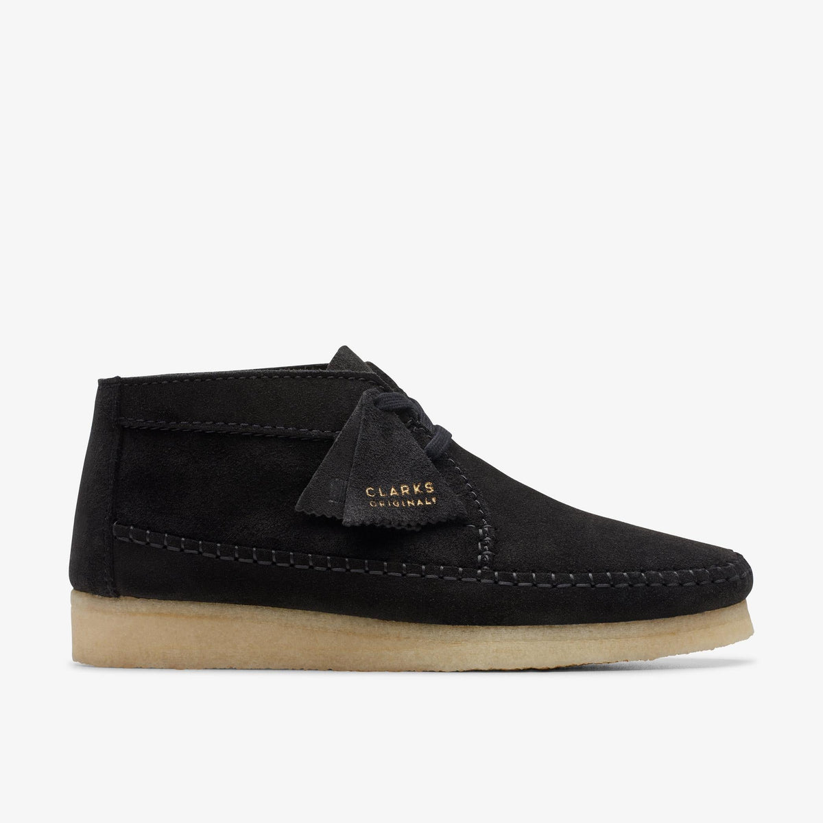 Clarks Originals Weaver Boot Men's Black Suede 26169236