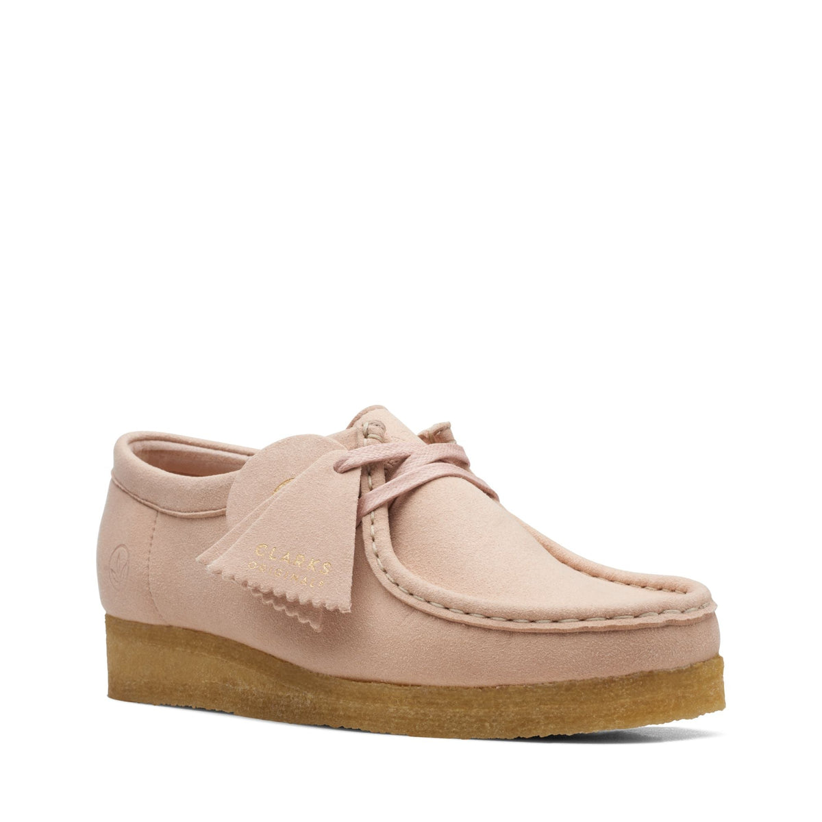 Clarks Originals Wallabee Women's Blush Synthetic 26169435 — side view