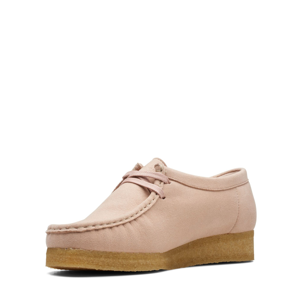 Clarks Originals Wallabee Women's Blush Synthetic 26169435 — sole view