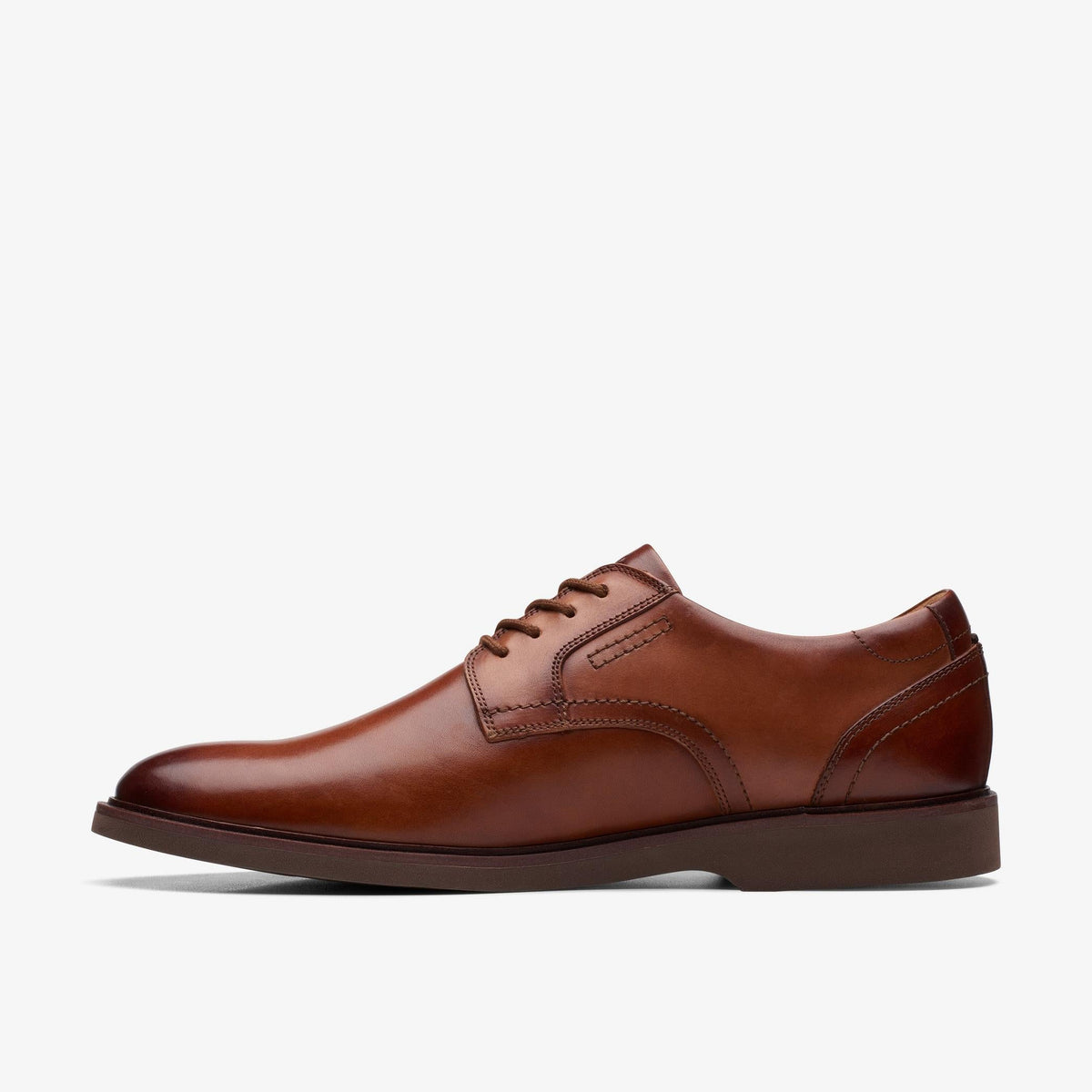 Clarks Malwood Lace Men's Tan Leather 26169465 — side view