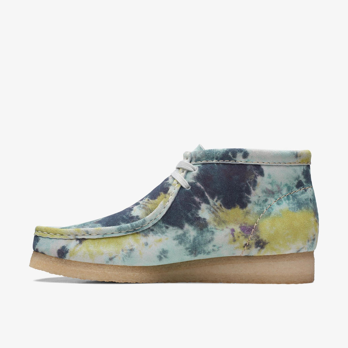 Clarks Originals Wallabee Boot - Turquoise Tiedye Men's Turquoise Tiedye 26169726 โ side view