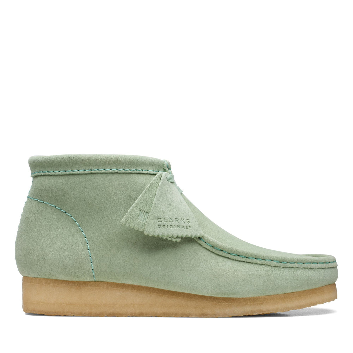 Clarks Originals Wallabee Boot Men's Green Suede 26169732