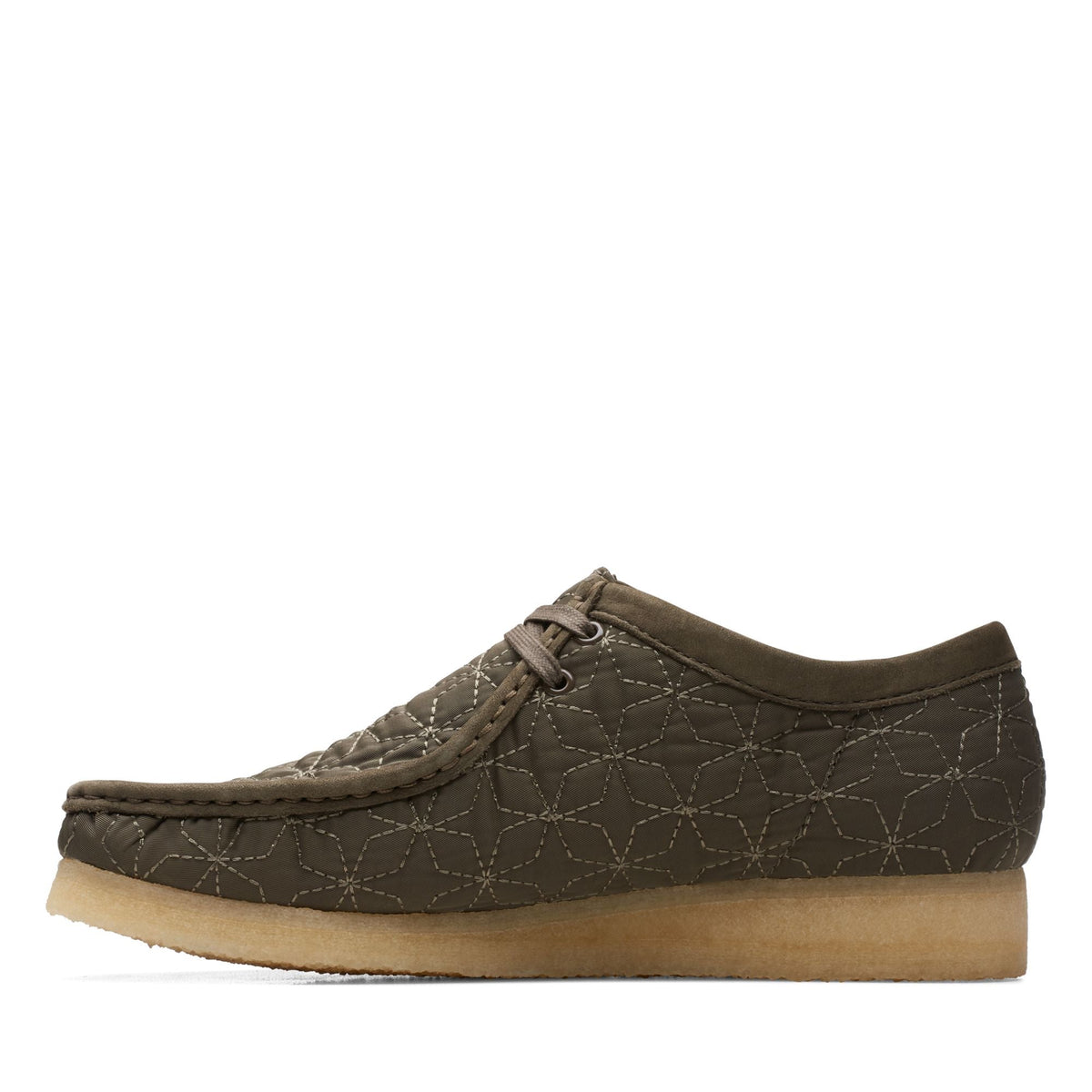 Clarks Originals Wallabee - Olive Combi Men's Olive Combi 26169733 — detail view