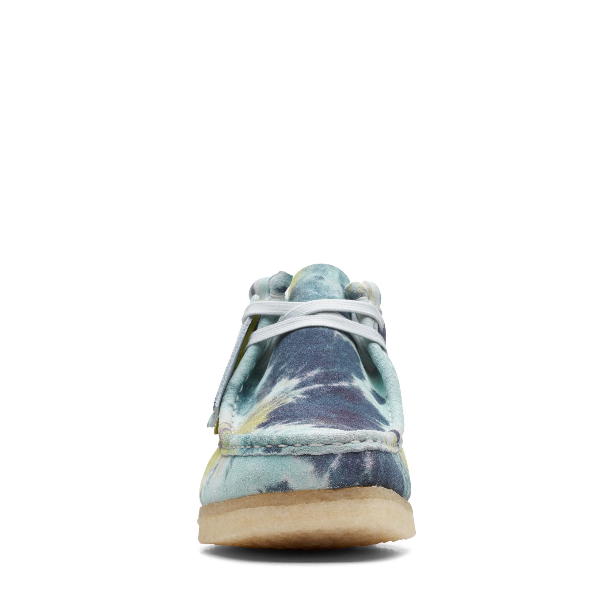 Clarks Originals Wallabee Boot Turquoise Tiedye Women's Turquoise Tie Dye