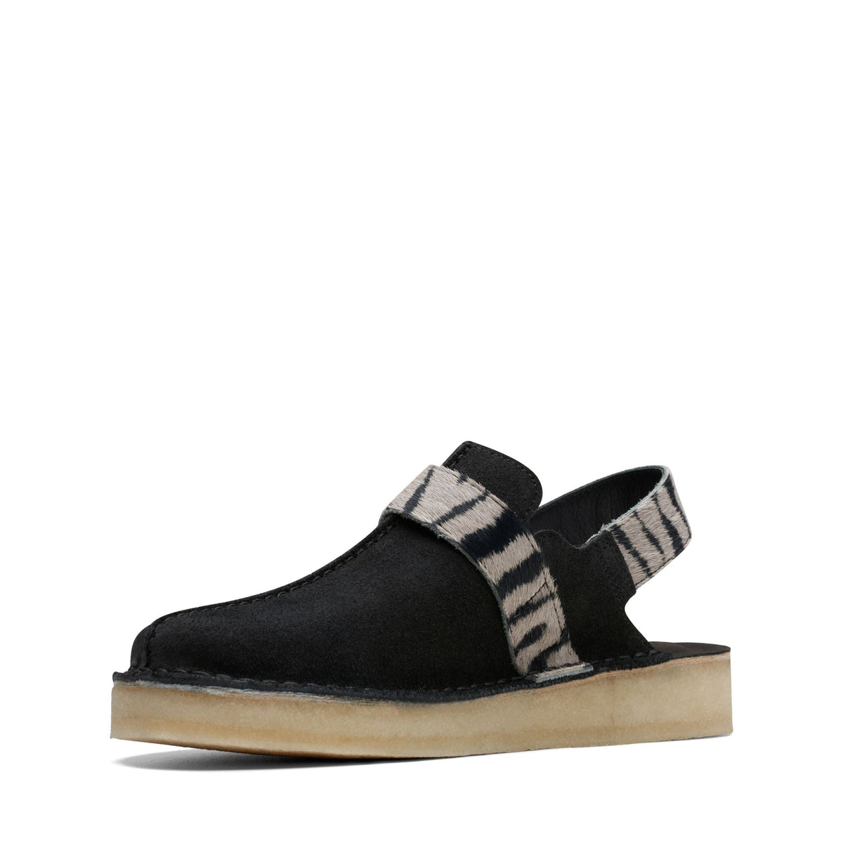 Clarks Originals Trek Mule Women's Zebra Print 26169974 — sole view
