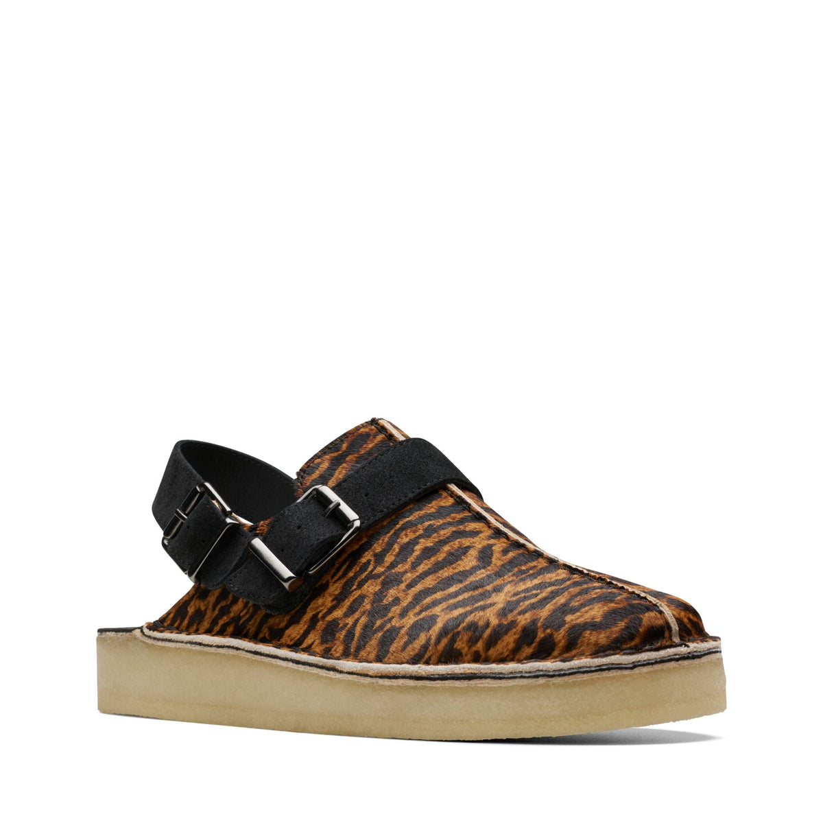 Clarks Originals Trek Mule Women's Tortoiseshell Suede 26169977 — side view