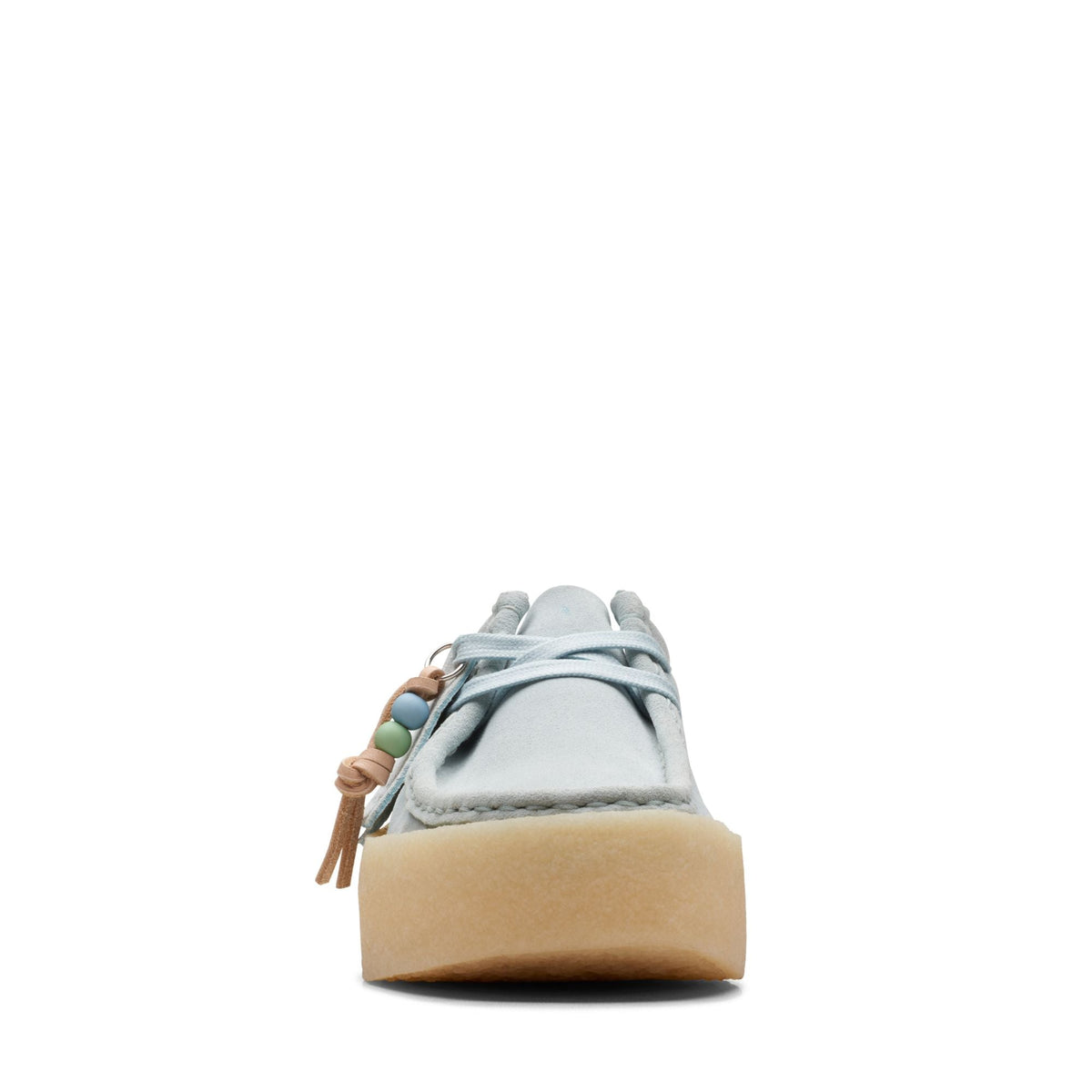 Clarks Originals Wallabee Women's Blue Suede 26170042 — rear view