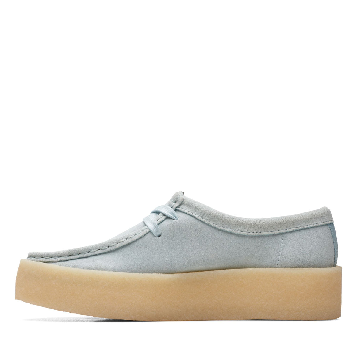 Clarks Originals Wallabee Cup Women's Blue Suede 26170042 — detail view