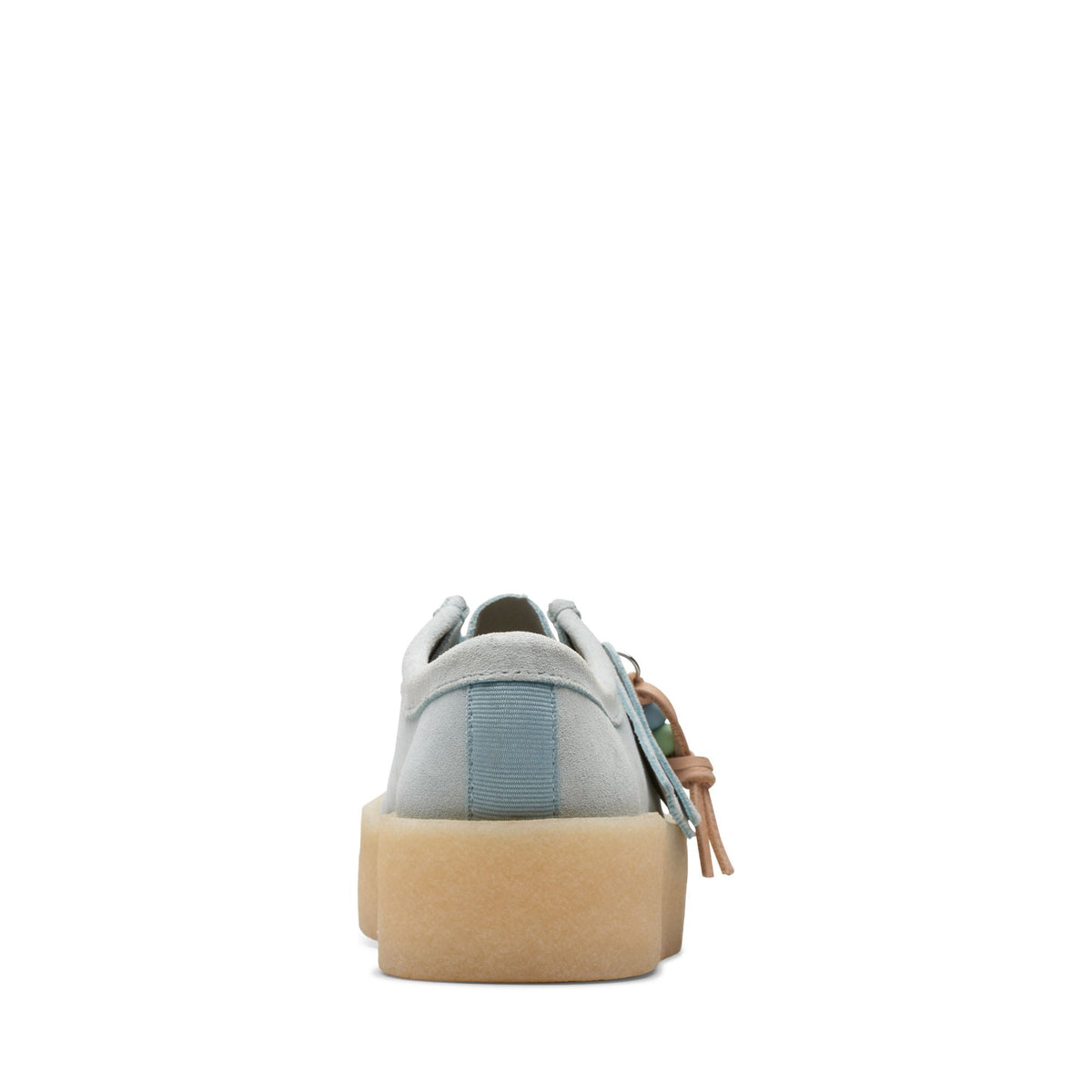 Clarks Originals Wallabee Women's Blue Suede 26170042 — top view