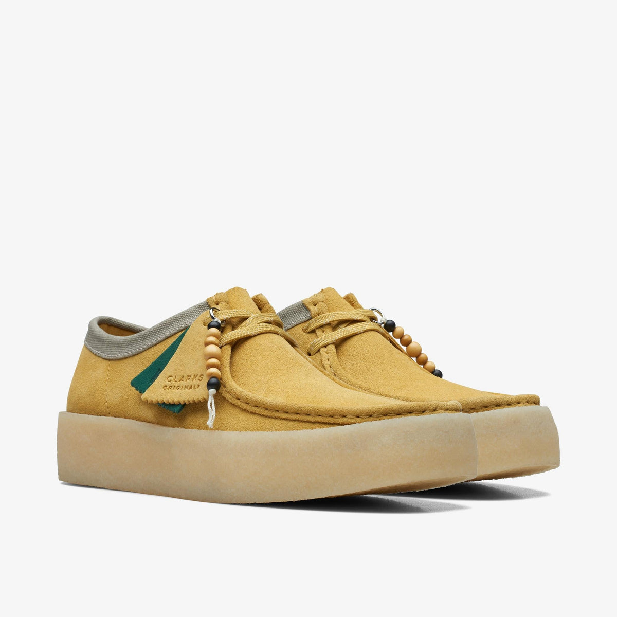 Clarks Originals Wallabee Cup Men's Amber Gold 26170044 — sole view