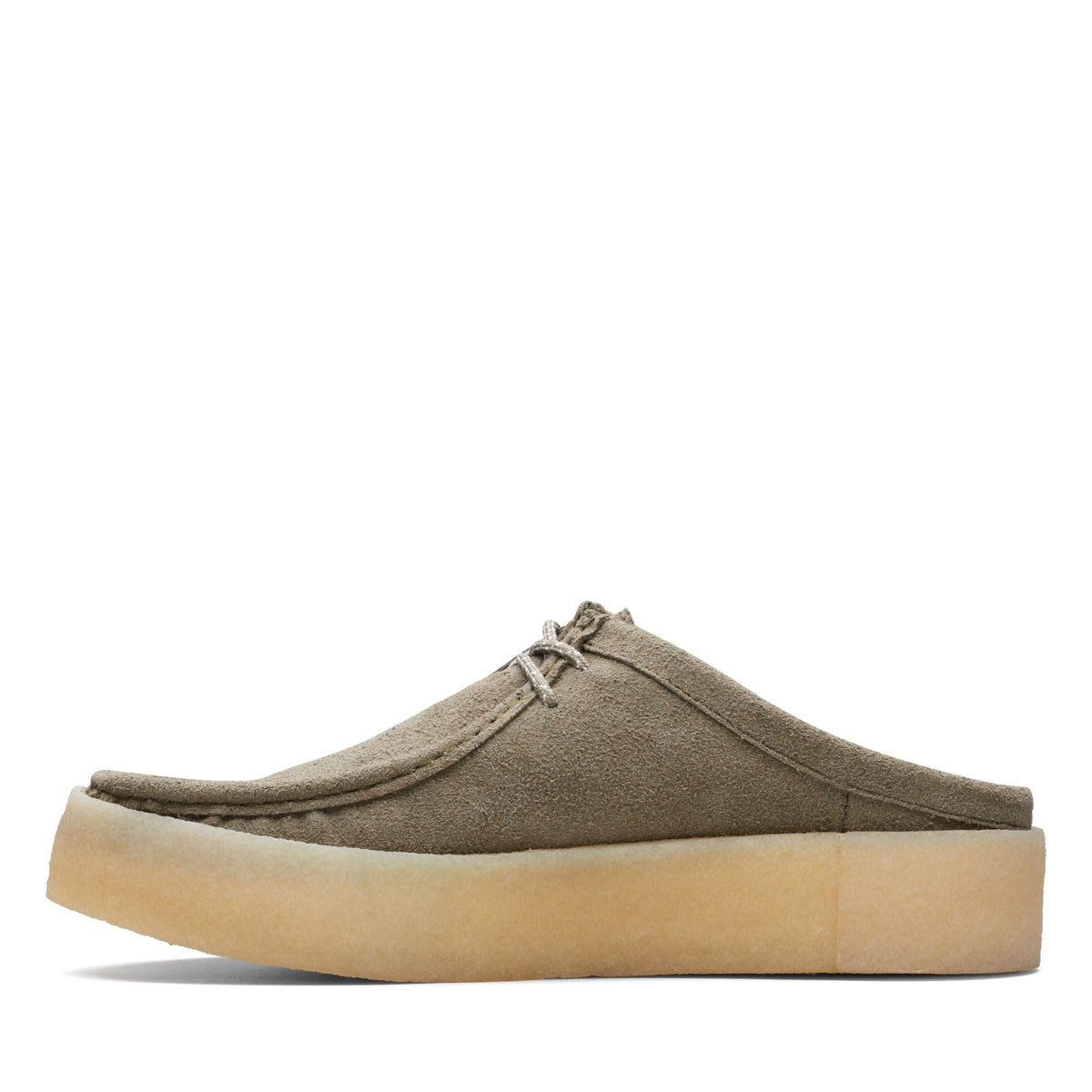 Clarks Originals Wallabee Cup Men's Olive Green Suede 26170085 — detail view