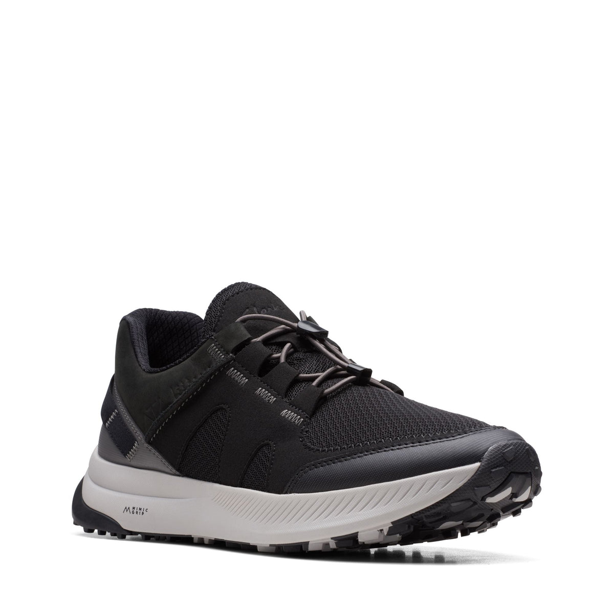 Clarks ATL Trail Men's Black and Grey Textile 26170374 — side view