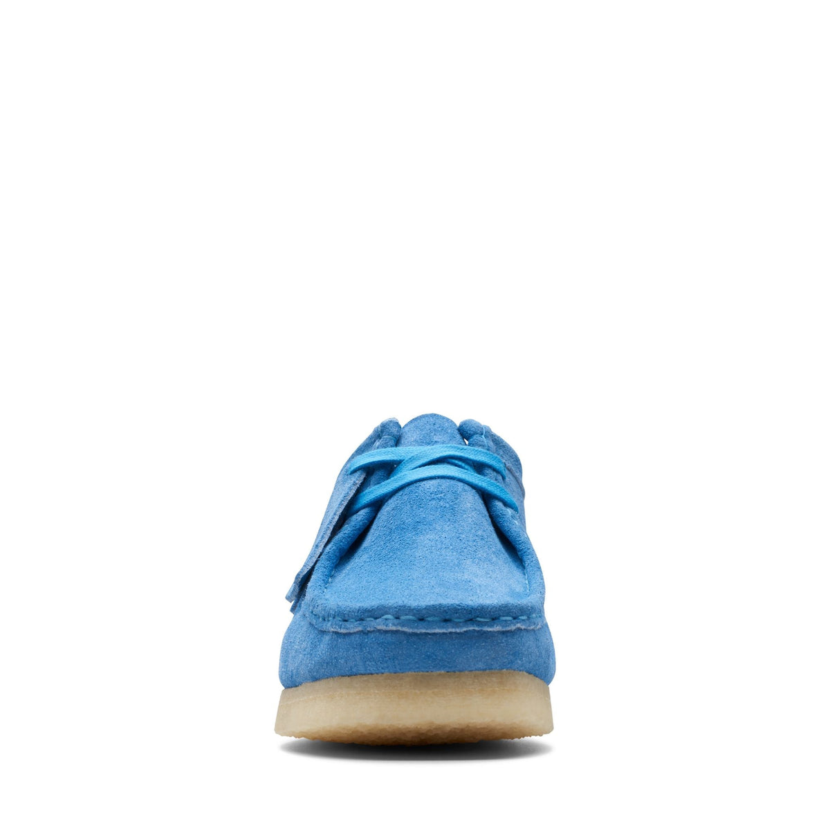 Clarks Originals Wallabee Low - Bright Blue Men's Bright Blue 26170534 — rear view