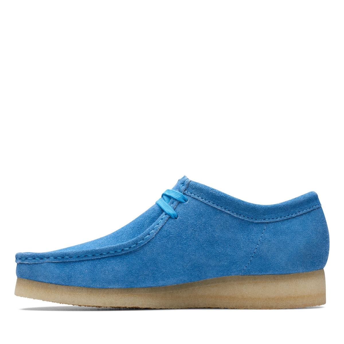 Clarks Originals Wallabee Low - Bright Blue Men's Bright Blue 26170534 — detail view