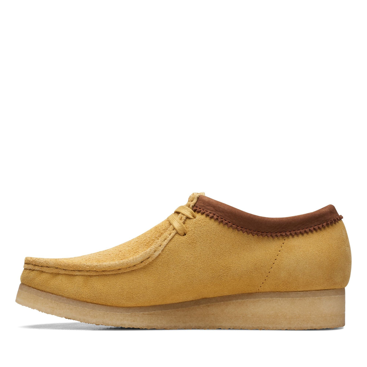 Clarks Originals Wallabee Low - Yellow Combi Men's Yellow Combi 26170536 — detail view