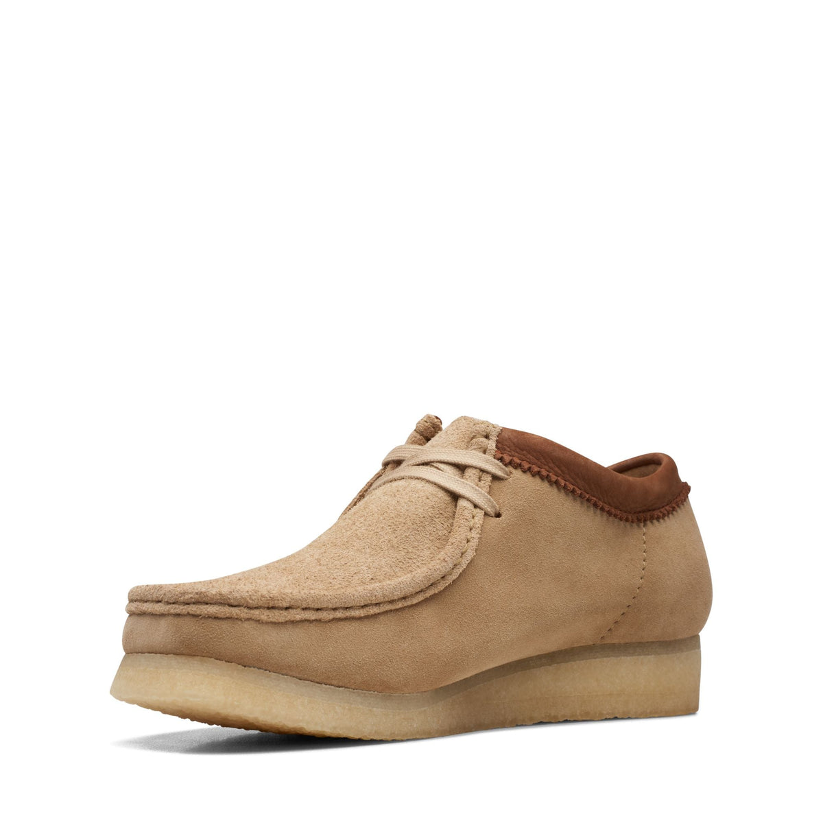Clarks Originals Wallabee Low - Sandstone Combi Men's Sandstone Combi 26170538 — sole view