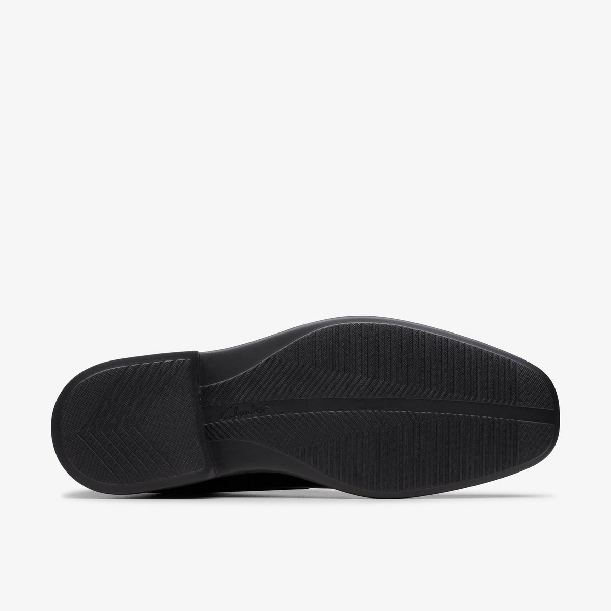 Clarks Ipswich Apron II Men's Black Leather 26170832 — rear view