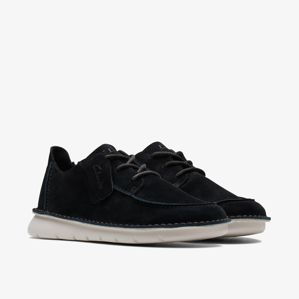 Clarks Colehill Seam Men's Black Suede 26170926 — sole view