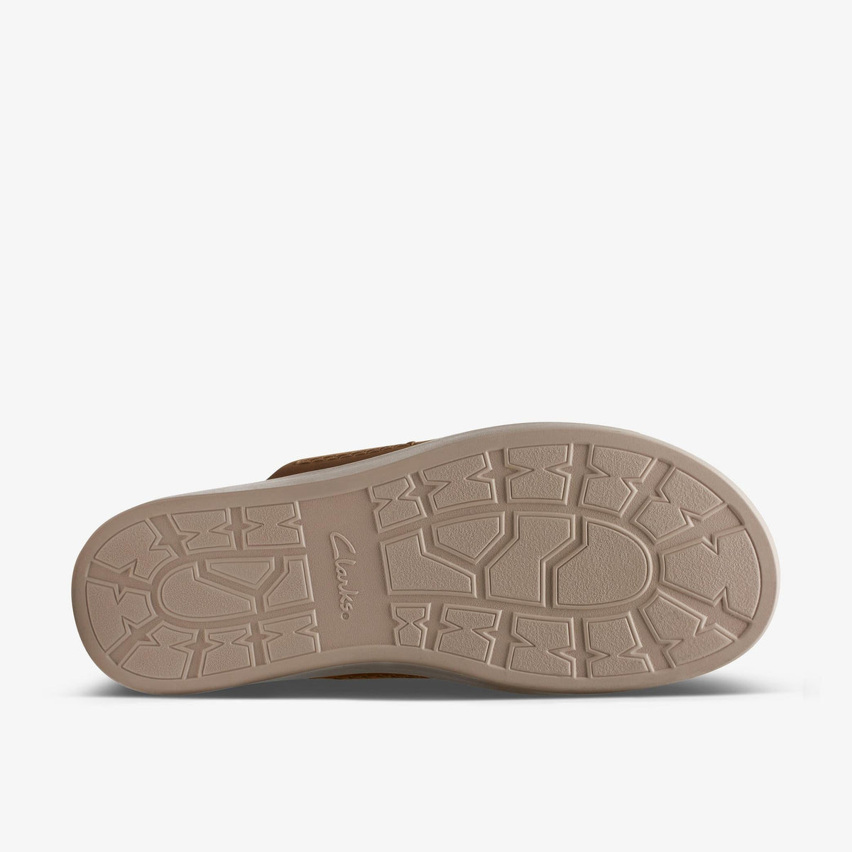 Clarks Sunder Coast Men's Tan Leather 26170947 — rear view