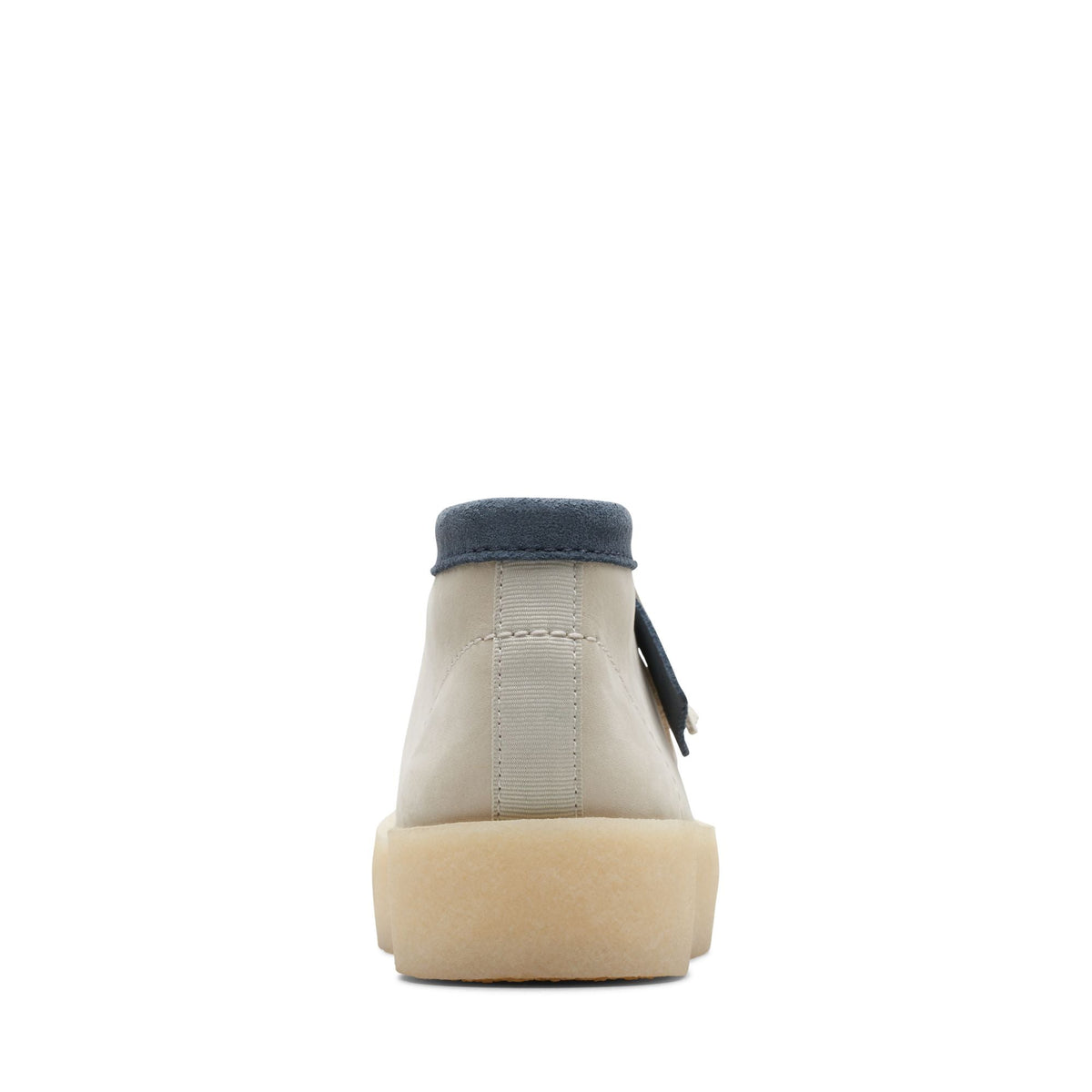 Clarks Originals Wallabee Cup Boot Men's White Nubuck 26171090 — top view
