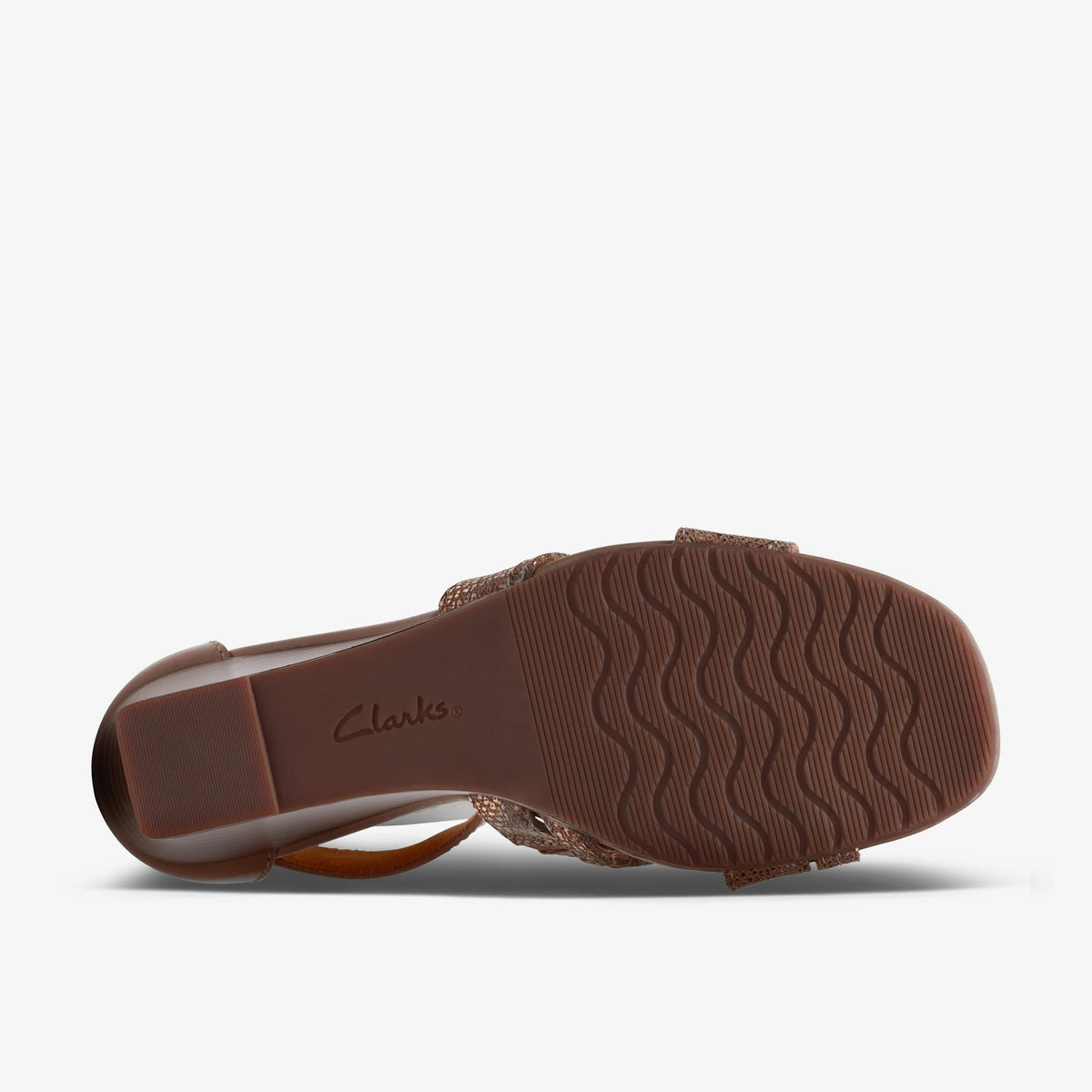 Clarks Cielo Charm Women's Praline Leather 26171525 — rear view