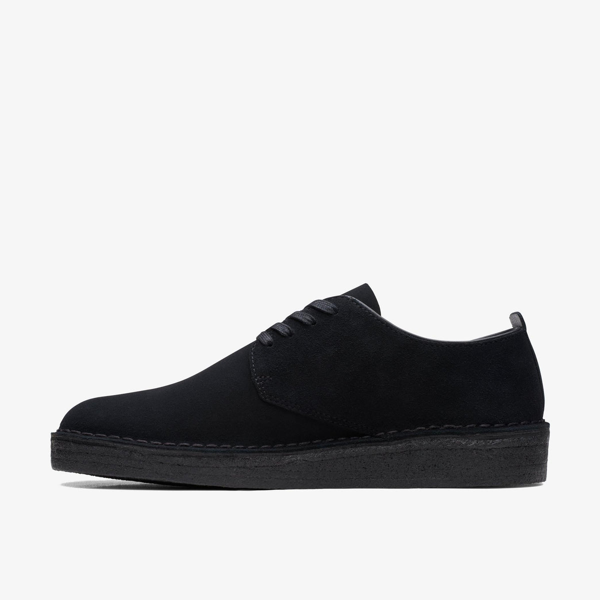 Clarks Coal London Men's Black Suede 26171744 — side view