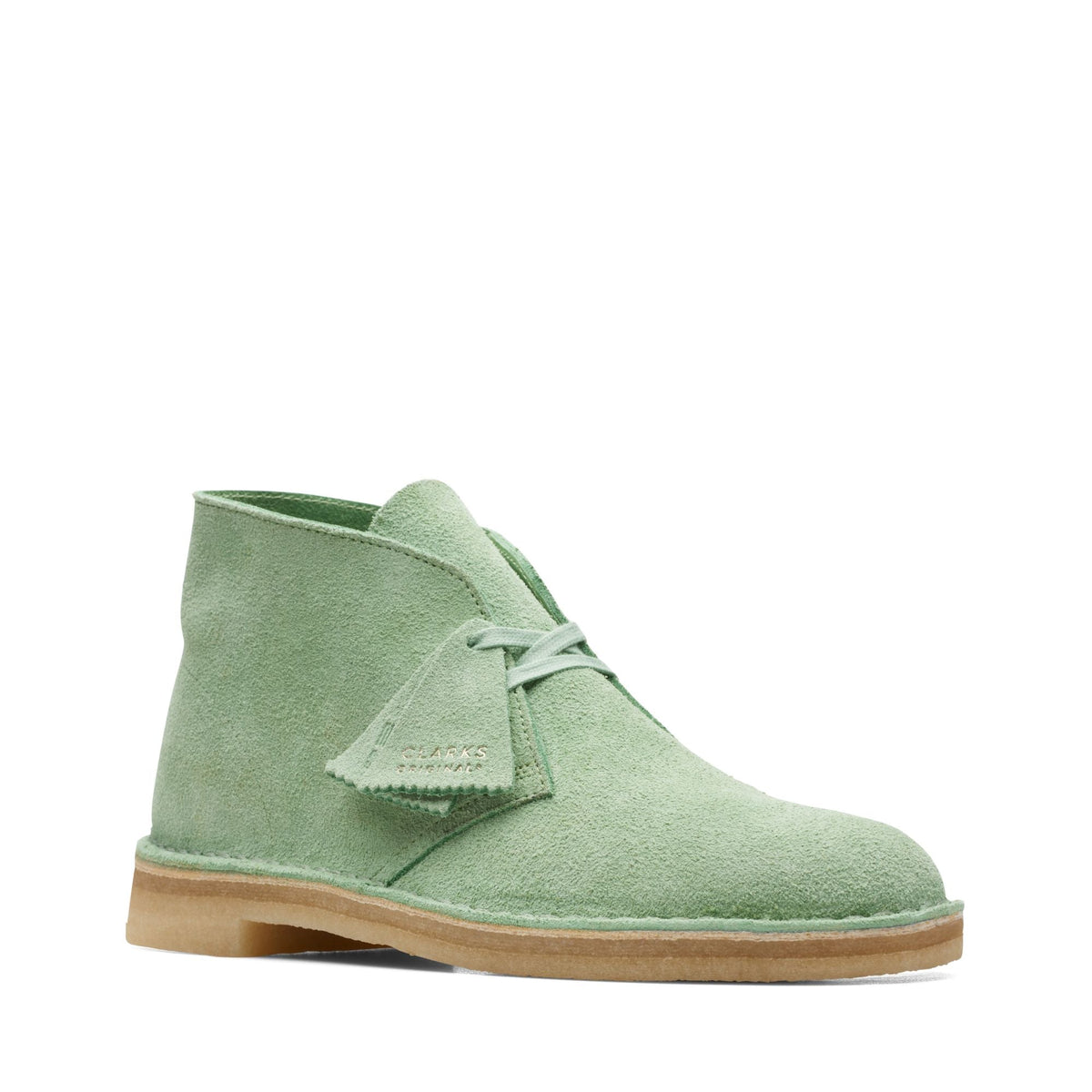 Clarks Originals Desert Boot - Light Green Men's Light Green 26171745 — side view
