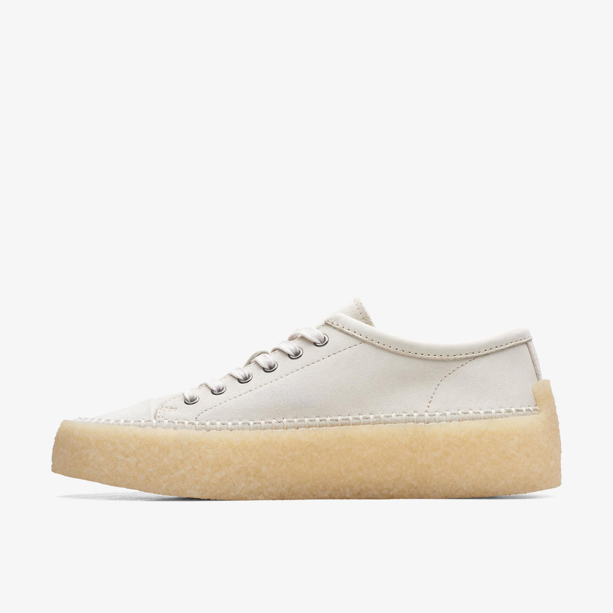 Clarks Originals Caravan Low Men's White Combi 26171746 — side view
