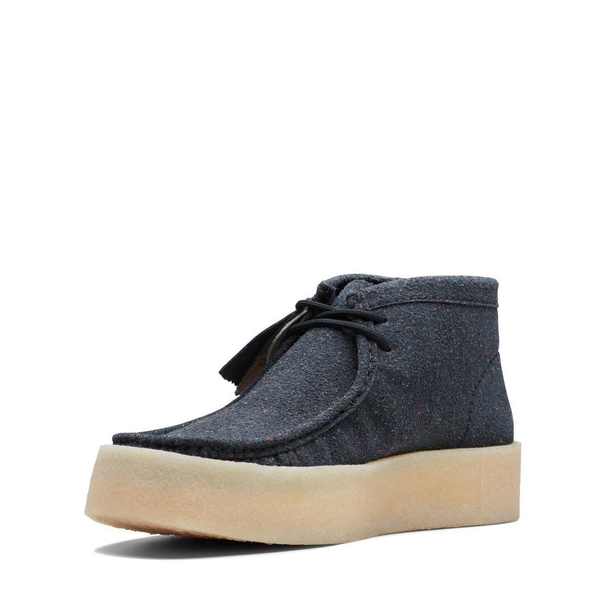 Clarks Originals Wallabee Cup Boot - Balck Eco Leather Men's Balck Eco Leather 26171995 — sole view