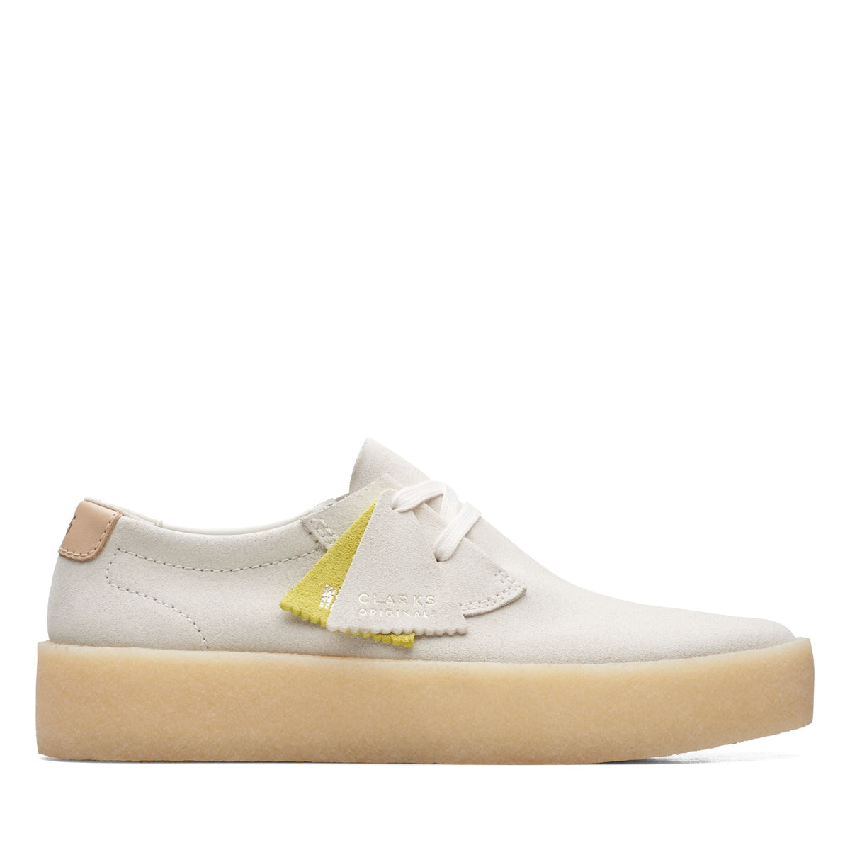 Clarks Ashcott Cup Men's Off White Suede 26172515