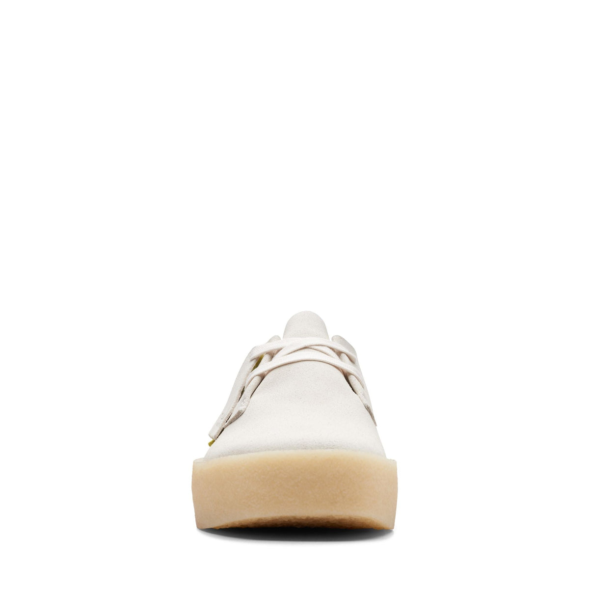 Clarks Ashcott Cup Men's Off White Suede 26172515 — rear view