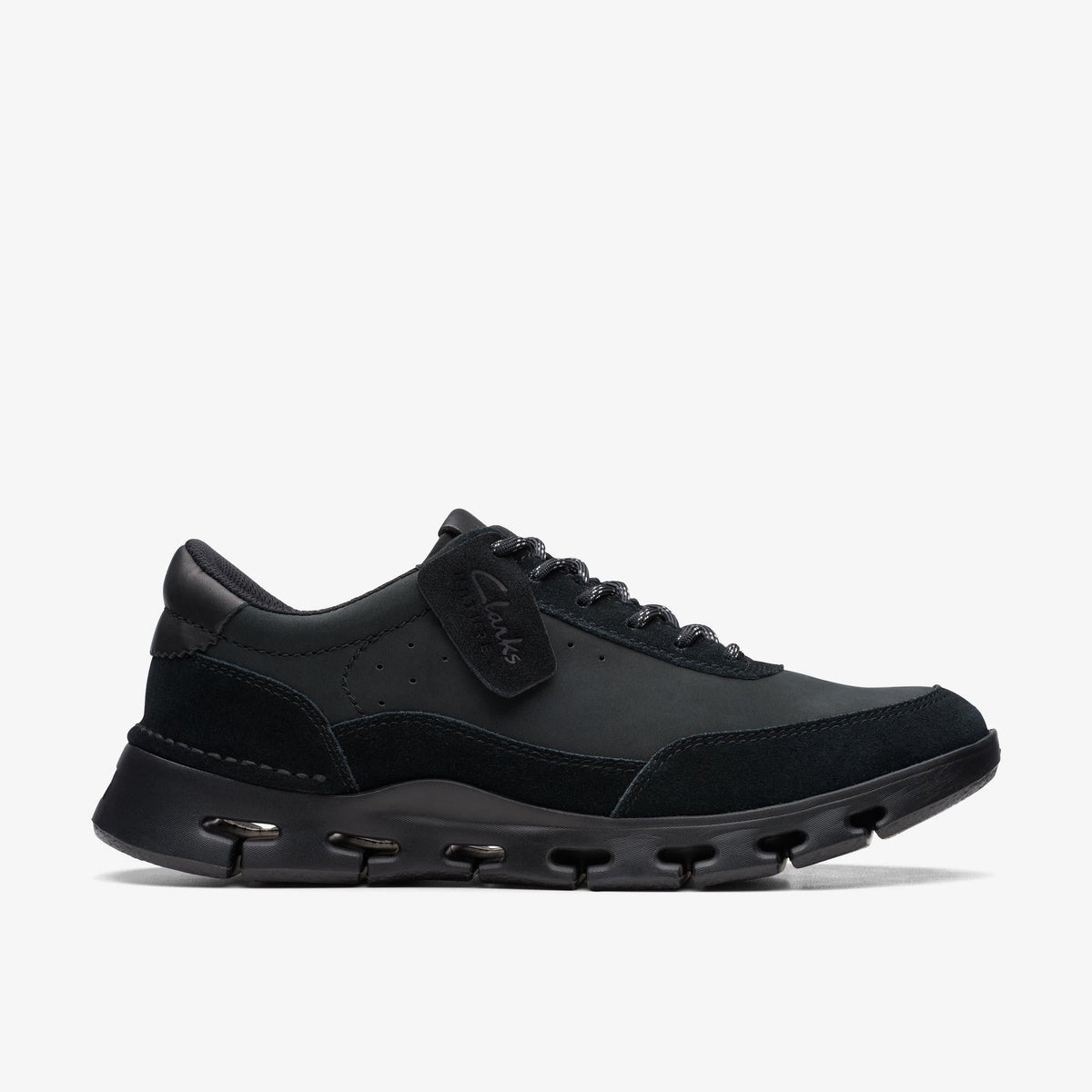 Clarks Nature X One Men's Black/Black Leather and Suede 26172792