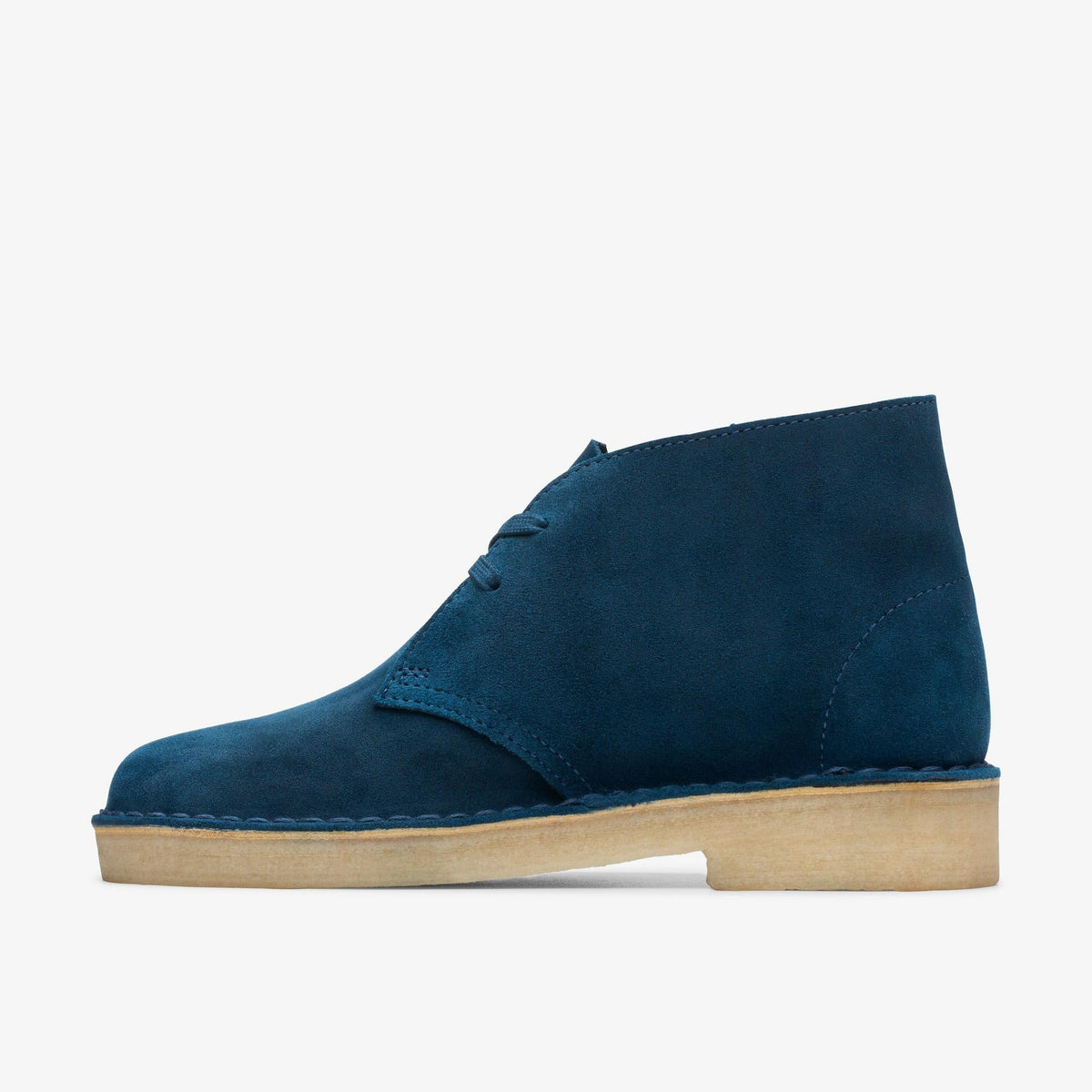 Clarks Originals Desert Boot Women's Deep Blue Suede 26173213 — side view