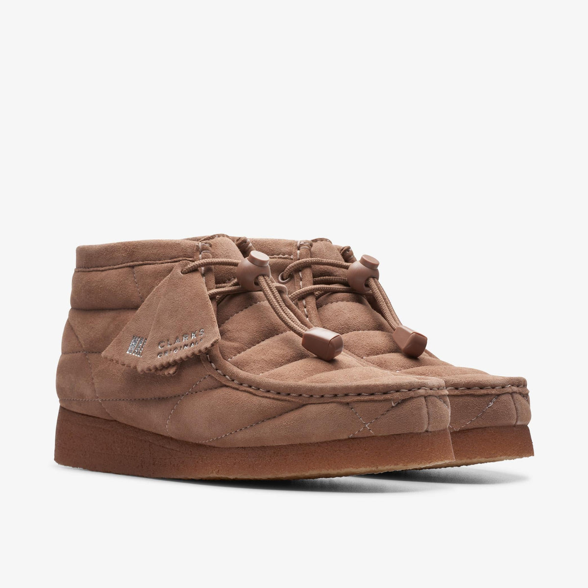 Clarks Originals Wallabee Boot Women's Burnt Brick Suede 26173230 — sole view