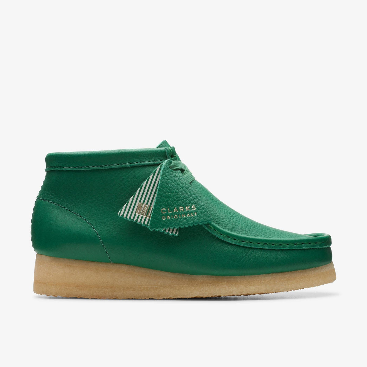Clarks Originals Wallabee Boot Women's Cactus Green Leather 26173234