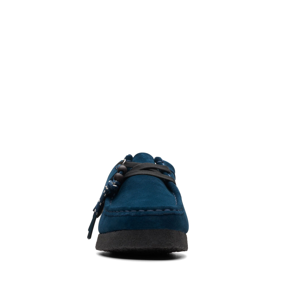 Clarks Originals Wallabee Women's Deep Blue Suede 26173243 — rear view
