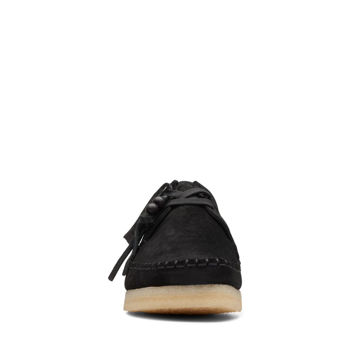 Clarks Originals Weaver Women's Black Suede 26173255 — rear view