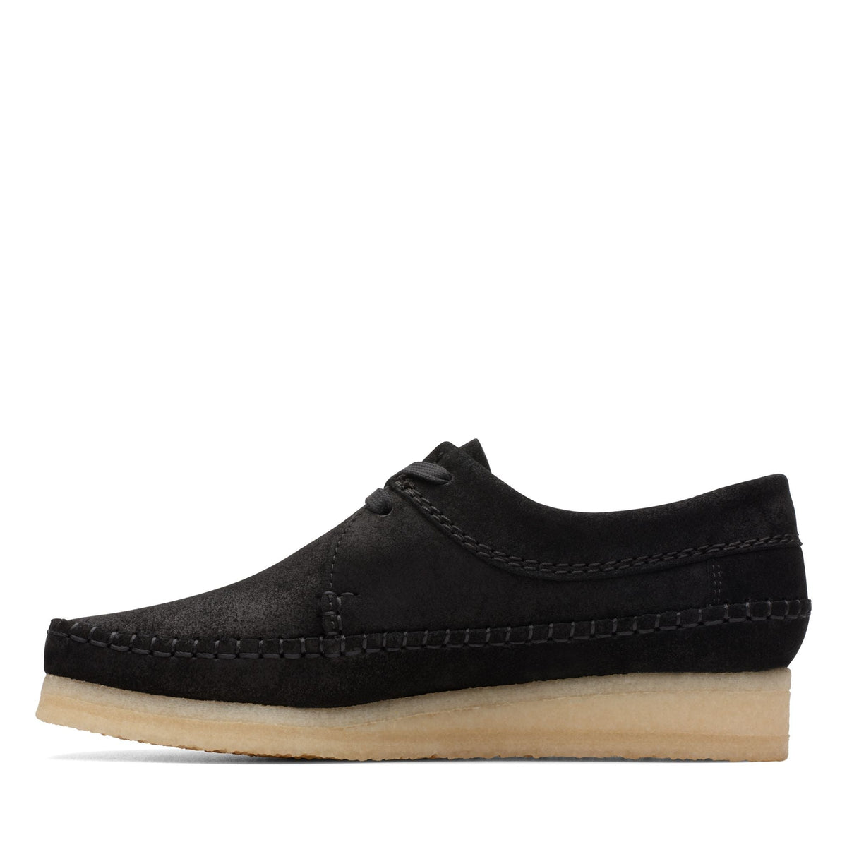 Clarks Originals Weaver Women's Black Suede 26173255 — detail view