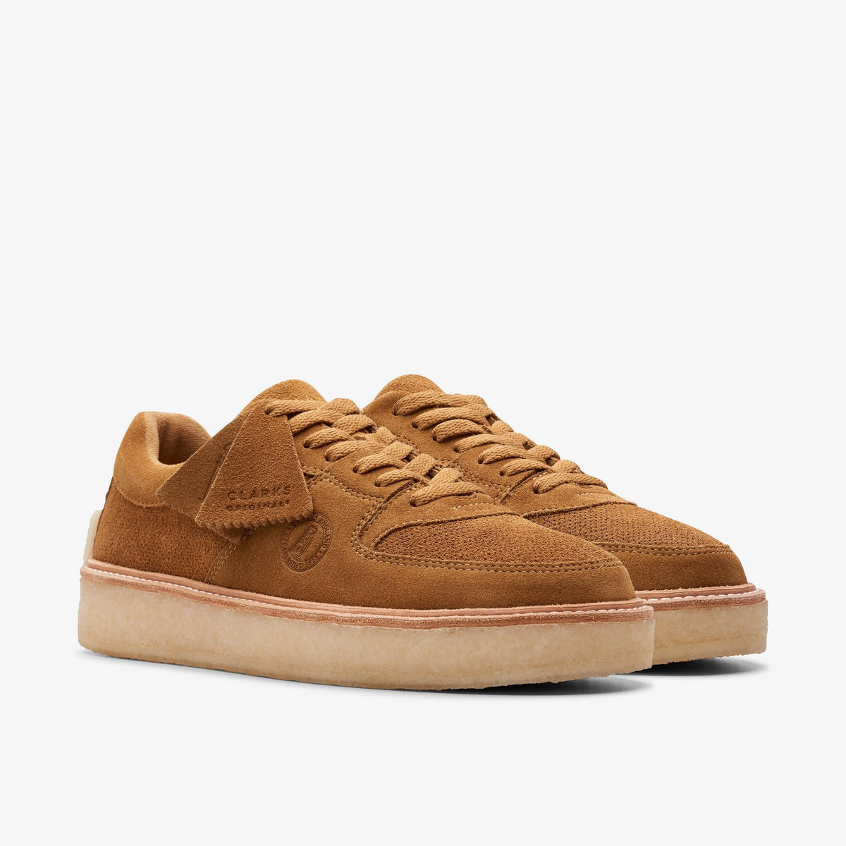 Clarks Sandford - Golden Sand Sde Men's Golden Sand Suede 26173373 — sole view