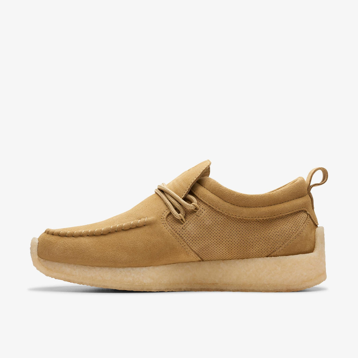 Clarks Originals Maycliffe Men's Light Sand Suede 26173378 — side view