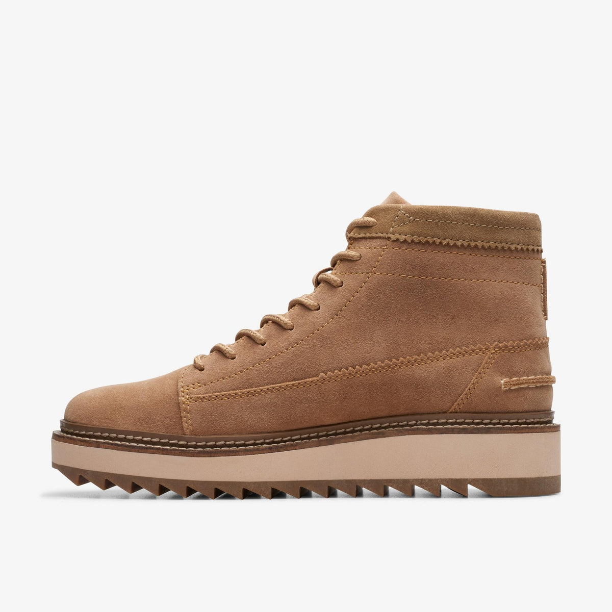 Clarks Clarkhill Hi Men's Light Tan Suede 26173447 — side view