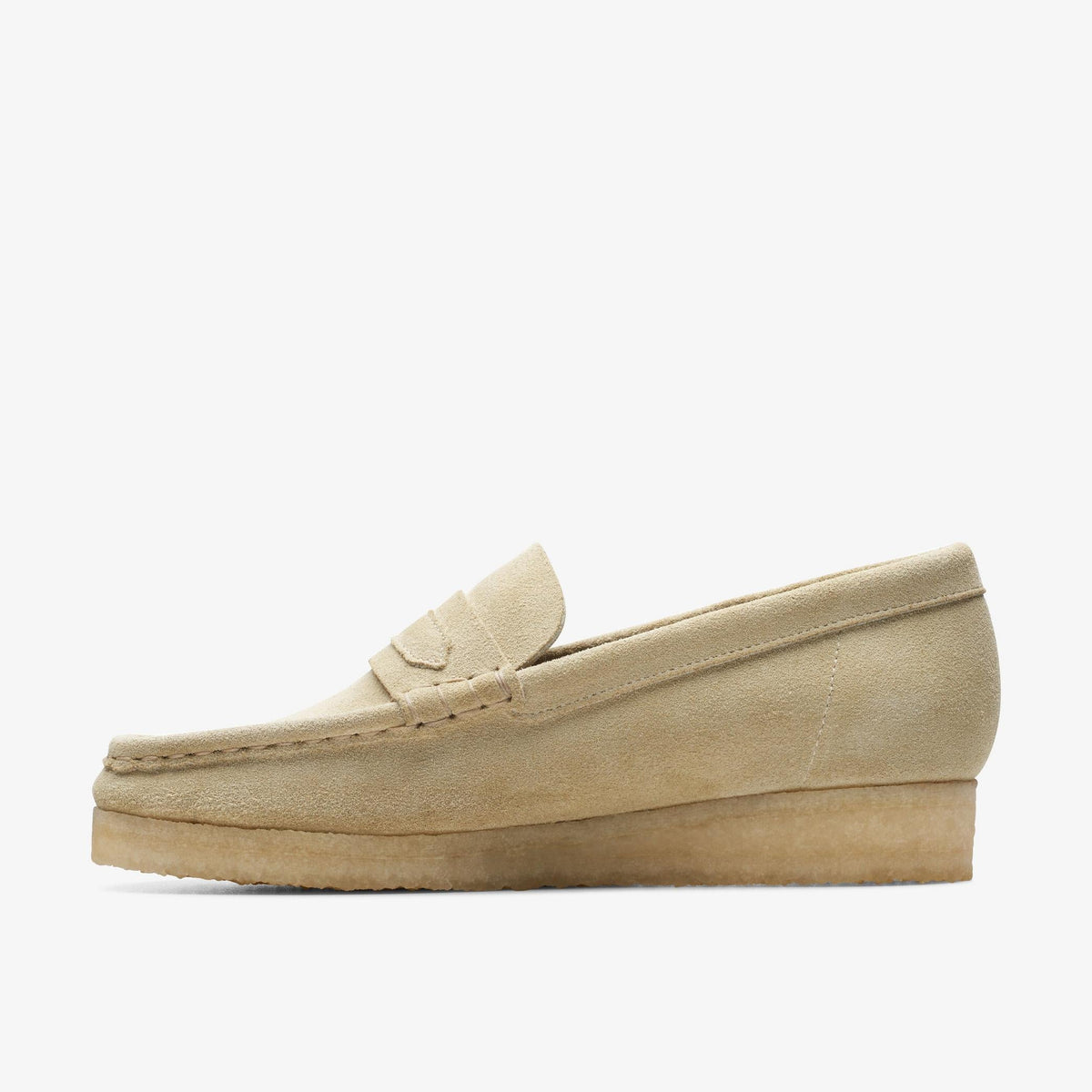 Clarks Originals Wallabee Loafer Women's Maple Suede 26173508 — side view