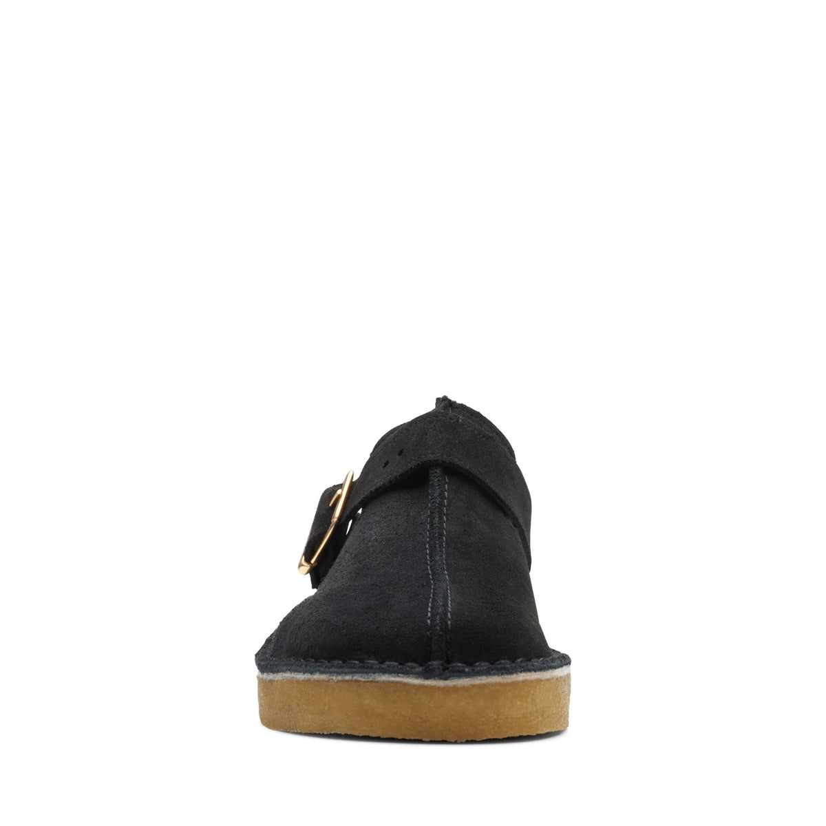 Clarks Originals Trek Mule Men's Black Suede 26173522 — rear view
